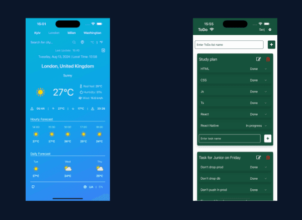 Weather & ToDo